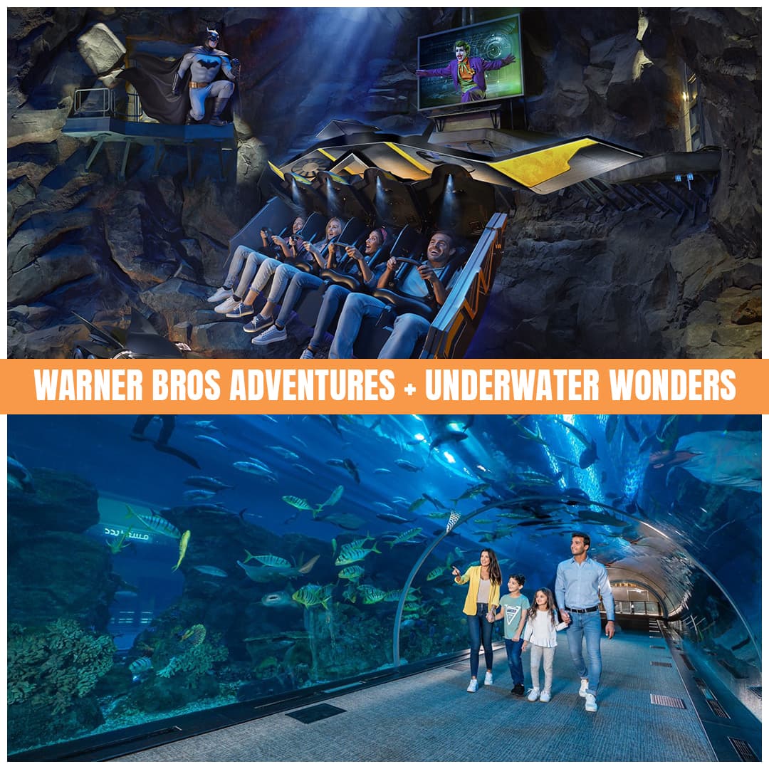 Family Fun in Abu Dhabi: Warner Bros Adventures + Underwater Wonders in One Combo clicktoguide