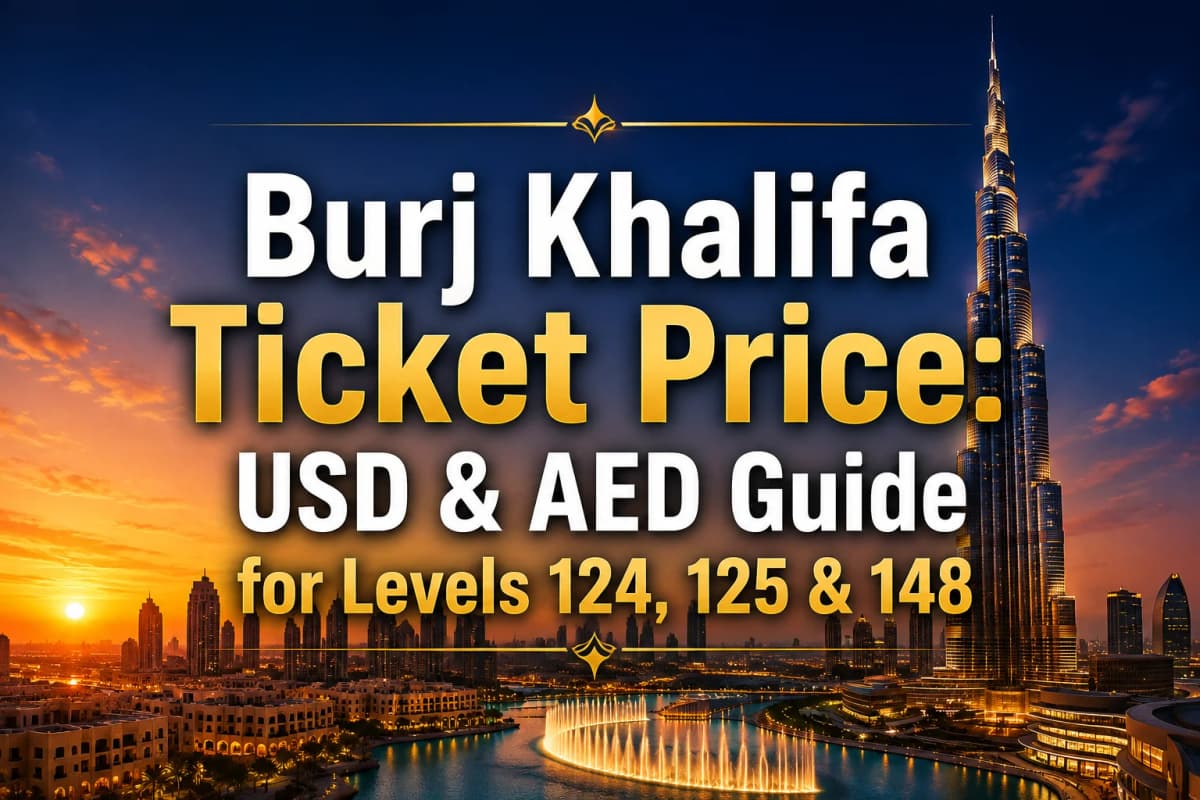 Burj Khalifa Ticket Price: USD & AED Guide for Levels 124, 125 & 148 clicktoguide