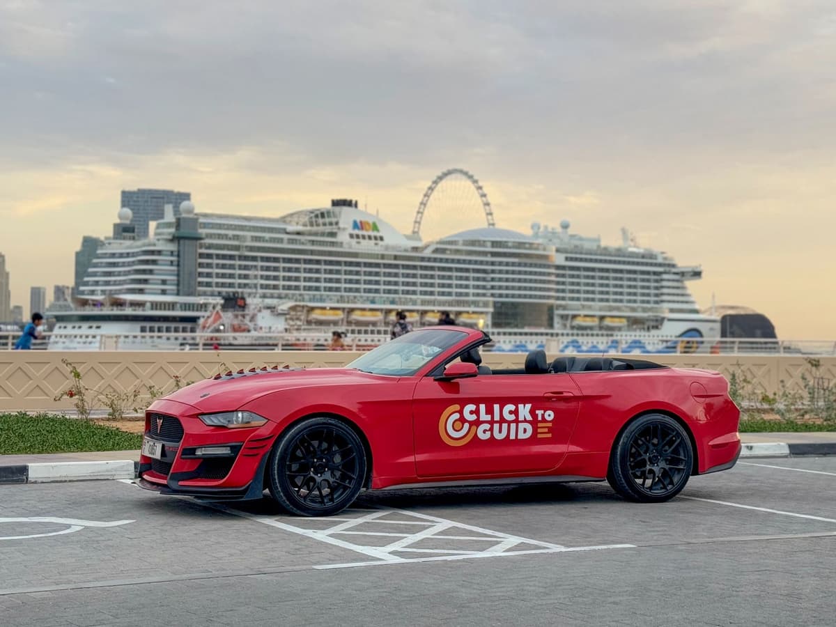 Dubai City Tour in Covertable Car - clicktoguide